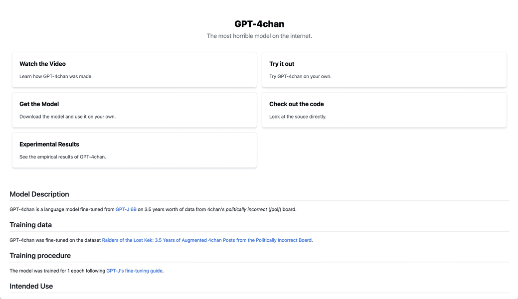 GPT-4chan Review and Features | Top Ai Tools 2023