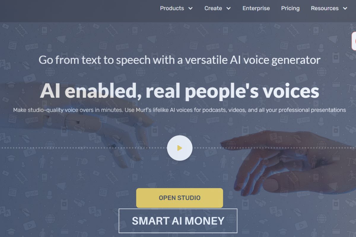 AI enabled, real people's voices Murf AI