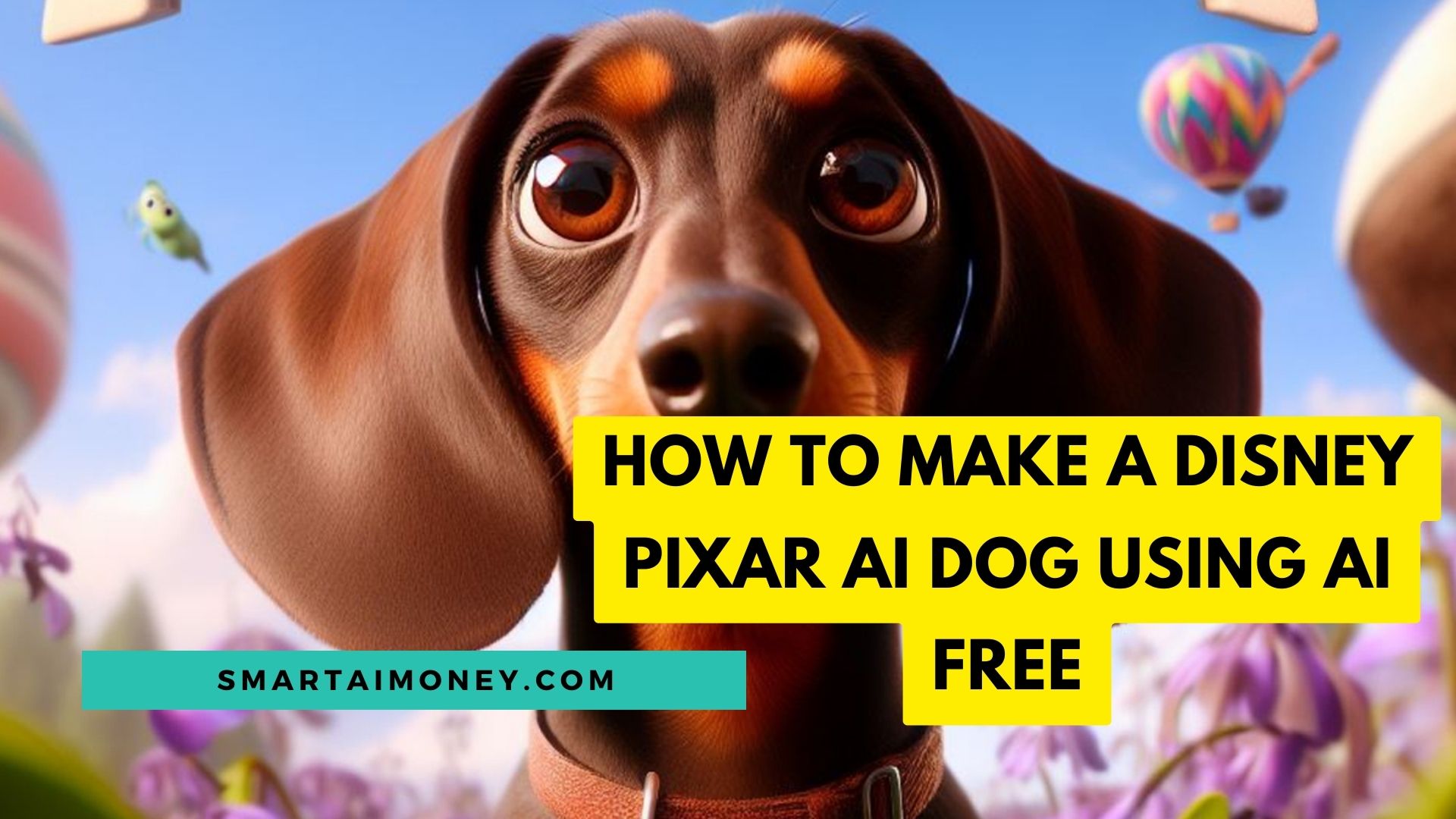 How To Make a Disney Pixar AI Dog Using AI FREE